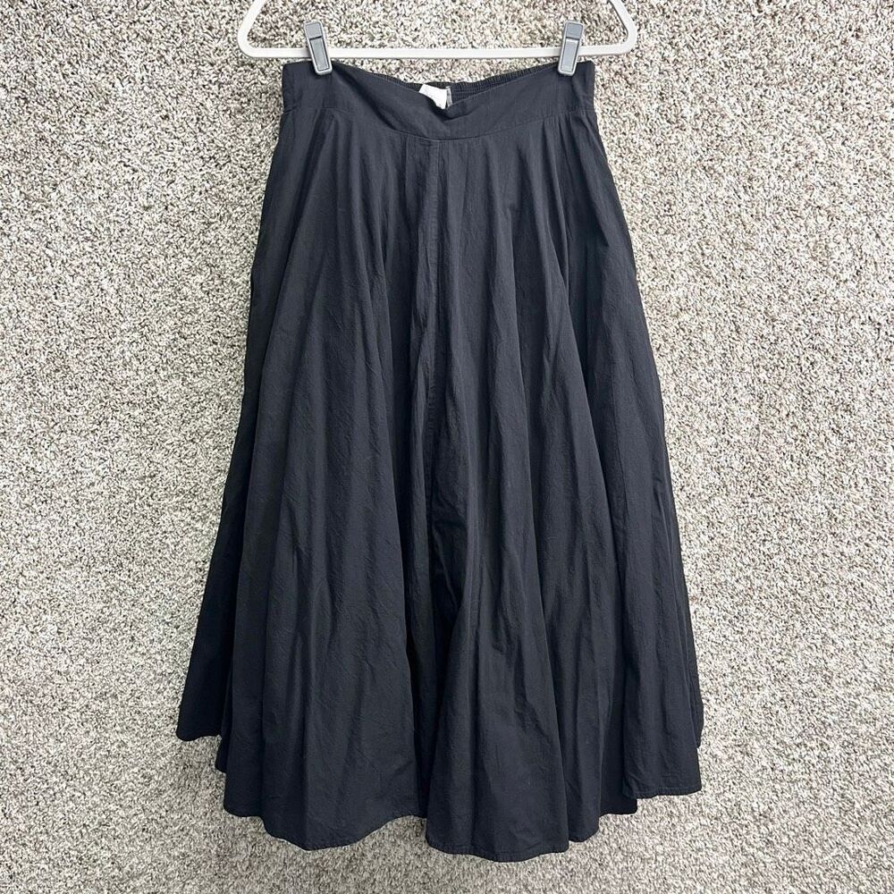 Morning Lavender Black Midi Skirt in Size XL‎